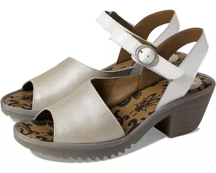 Туфли FLY LONDON WELY439FLY, цвет Silver/Off-White Borgogna/Luxor