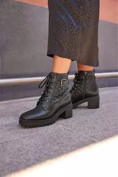 Туфли Forever Comfort на шнуровке на толстой подошве Next, черный