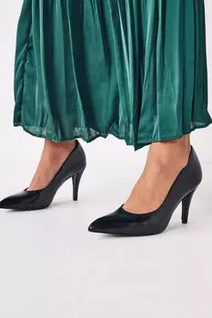 Туфли Forever Comfort на среднем каблуке Next, черный