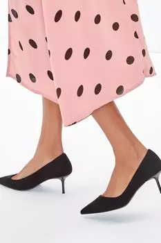 Туфли Forever Comfort с асимметричным вырезом на утке Next, черный