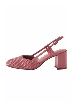 Туфли FOREVER COMFORT SQUARE TOE WEAVE BLOCK HEEL REGULAR FIT Next, цвет rose pink