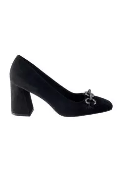 Туфли FOREVER COMFORT With MOTIONFLEX HARDWARE TRIM SQUARE TOE COURT Next, черный