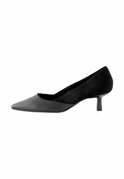 Туфли FOREVER COMFORT WITH MOTIONFLEX POINT TOE KITTEN HEEL COURT Next, цвет black