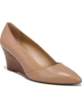 Туфли Frankie Womens с мягкой стелькой и кожаным каблуком-танкеткой Franco Sarto, цвет cool taupe leather