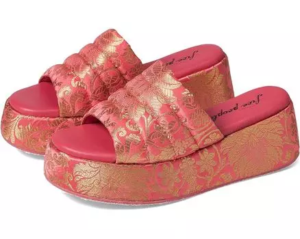 Туфли Free People Almost Paradise Platform, цвет Coral Brocade