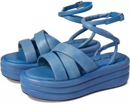 Туфли Free People Harper Flatform, цвет Carnival Cobalt