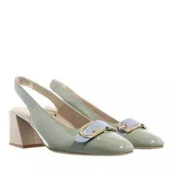 Туфли furla flow slingback t.60 mineral green+grano+celestial Furla, зеленый