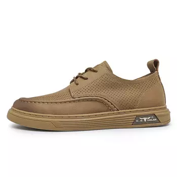 Туфли G.N.SHIJIA Men's Casual Shoes Men Low-Top, коричневый