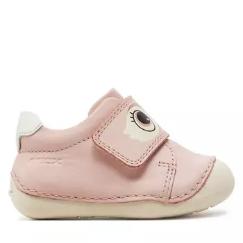 Туфли Geox B Tutim Girl B3540B 00085 C8W1Z Lt Rose/White, розовый