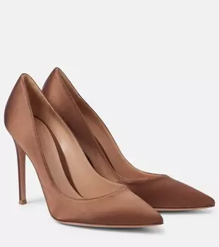 Туфли Gianvito 105 из сатина Gianvito Rossi, Texas