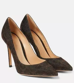 Туфли gianvito 105 с леопардовым принтом Gianvito Rossi, мультиколор