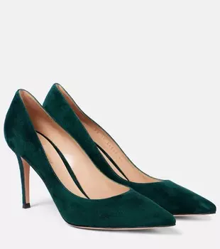 Туфли Gianvito 85 из замши Gianvito Rossi, Hunter