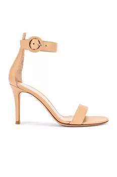Туфли Gianvito Rossi Leather Portofinos, нюд