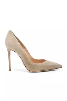 Туфли Gianvito Rossi Suede Gianvitos, кэмел
