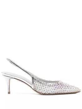 Туфли Gilda 75 с кристаллами Le Silla, серебряный