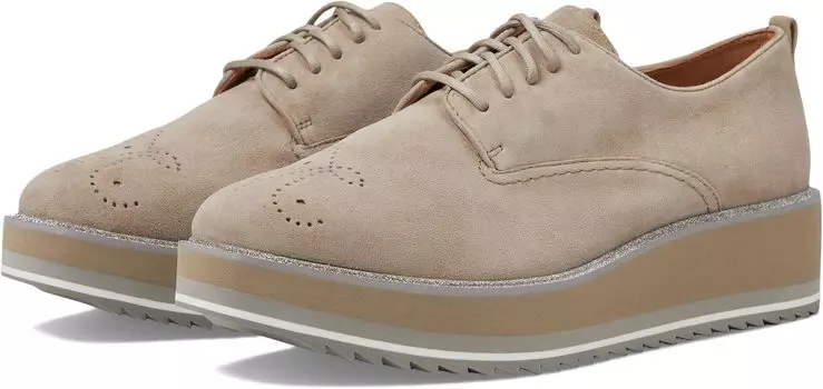 Туфли Gracelyn Brogue Oxford Johnston & Murphy, цвет Taupe Suede
