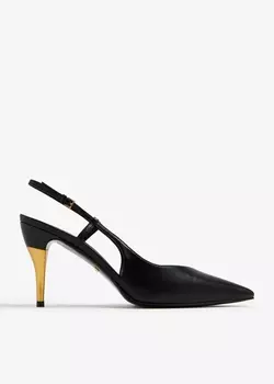 Туфли Gucci Priscilla Slingback, черный