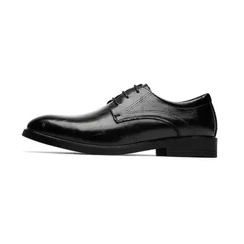 Туфли GZZ Dress Shoes Men Low-Top, черный