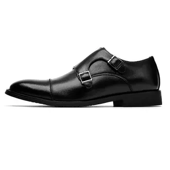 Туфли GZZ Dress Shoes Men Low-Top, черный