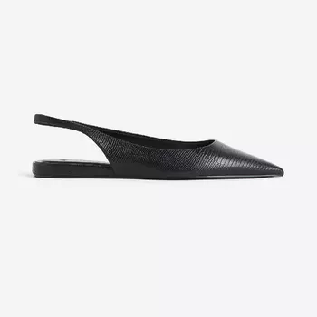 Туфли H&M Pointed, черный