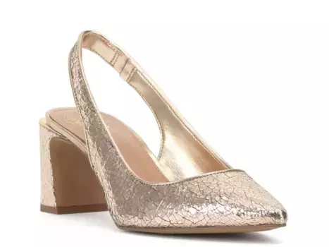 Туфли Hamden Vince Camuto, Gold Metallic Crackle Leather