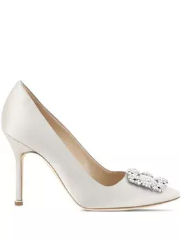 Туфли Хангиси Manolo Blahnik, серый