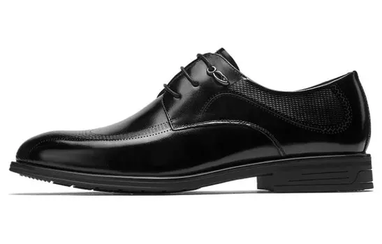 Туфли HARSON Dress Shoes Men Low-Top, черный