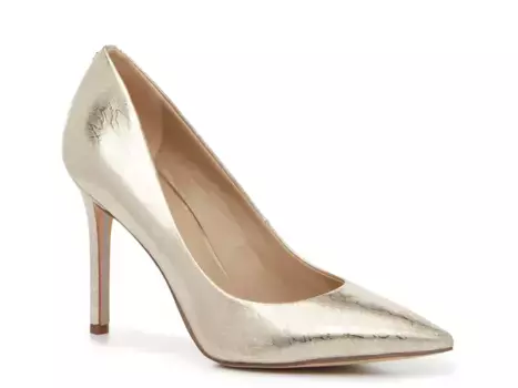 Туфли Hazel Sam Edelman, Gold Metallic Crackle Leather