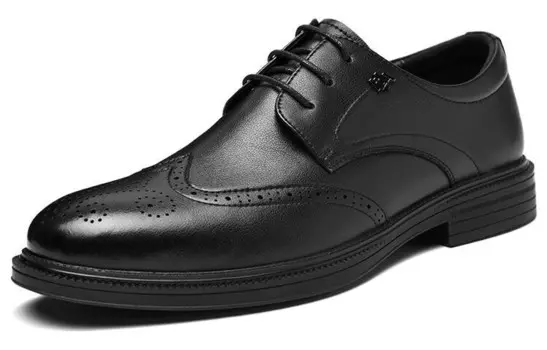 Туфли HLA Dress Shoes Men Low-Top