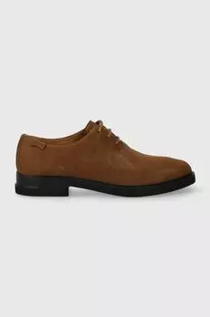 Туфли Iman из нубука Camper, коричневый
