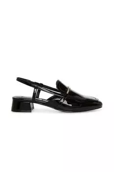 Туфли из экокожи без застежки Steve Madden, черный