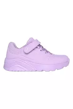 Туфли из экокожи Uno Lite на липучке Skechers, фиолетовый