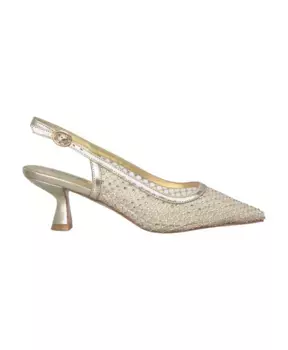 Туфли из блестящей сетки Alma En Pena, желтый