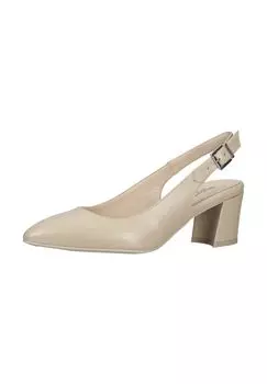 Туфли из кожи наппа NeroGiardini, бежевый