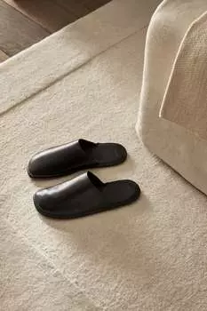 Туфли из мягкой кожи Zara, темно-синий