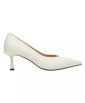 Туфли из натуральной кожи с острым носком Estro, бежевый