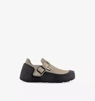 Туфли из нубука с круглым носком Reykjavik Birkenstock, коричневый