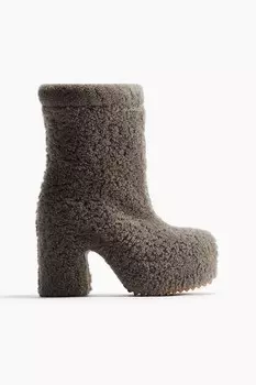 Туфли из овчины Inuikii, коричневый