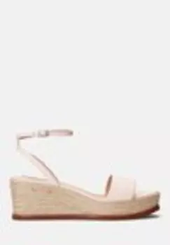 Туфли из парусины на платформе LEONA NAPPA LEATHER ESPADRILLE Ralph Lauren, светло-розовый