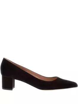 Туфли из замши 45 мм Gianvito Rossi, коричневый