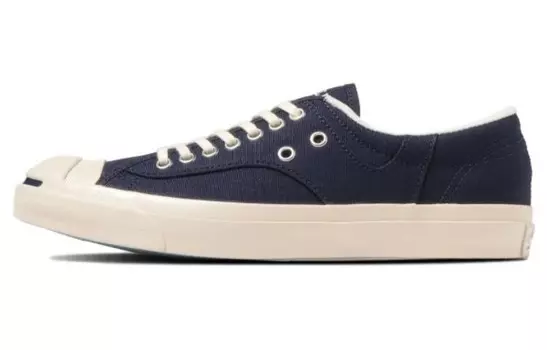 Туфли Jack Purcell Canvas унисекс с низким верхом синего цвета Converse