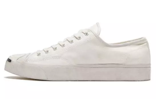 Туфли Jack Purcell Canvas унисекс с низким верхом белого цвета Converse