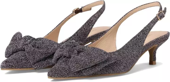 Туфли Jack Rogers Debra Slingback Kitten Heel - Sparkle, цвет Anthracite Sparkle