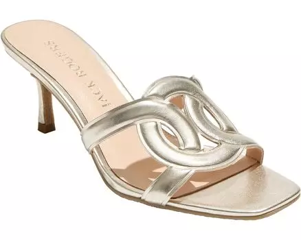 Туфли Jack Rogers Dobson Kitten Heel - Leather, цвет Platinum