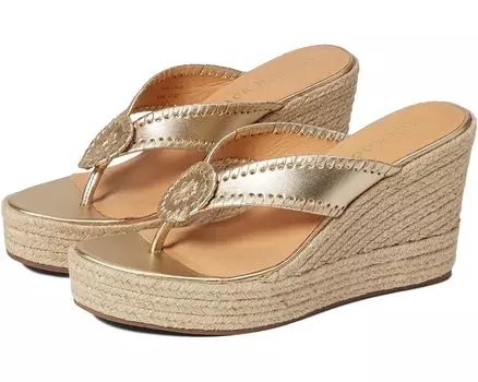 Туфли Jack Rogers Rowan Platform Wedge, цвет Platinum/Platinum