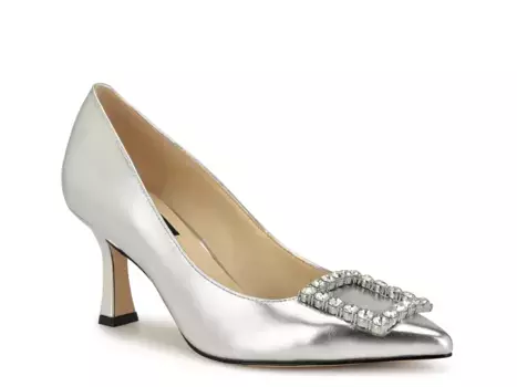 Туфли Jaquee Pump Nine West, серебряный/металлик