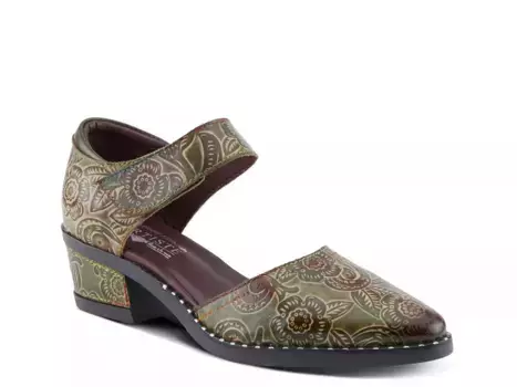 Туфли Jazzberry L'Artiste, Olive Green/Multicolor