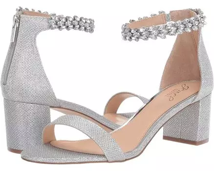 Туфли Jewel Badgley Mischka Bradley, серебряный