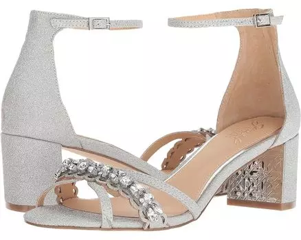 Туфли Jewel Badgley Mischka Giona, серебряный