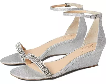 Туфли Jewel Badgley Mischka Lora, серебряный